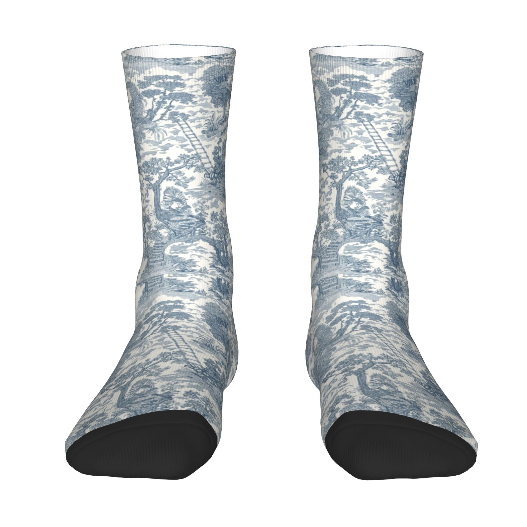 Vintage Fashion Dresses - Calcetines Personalizados Vintage Toile De Jouy