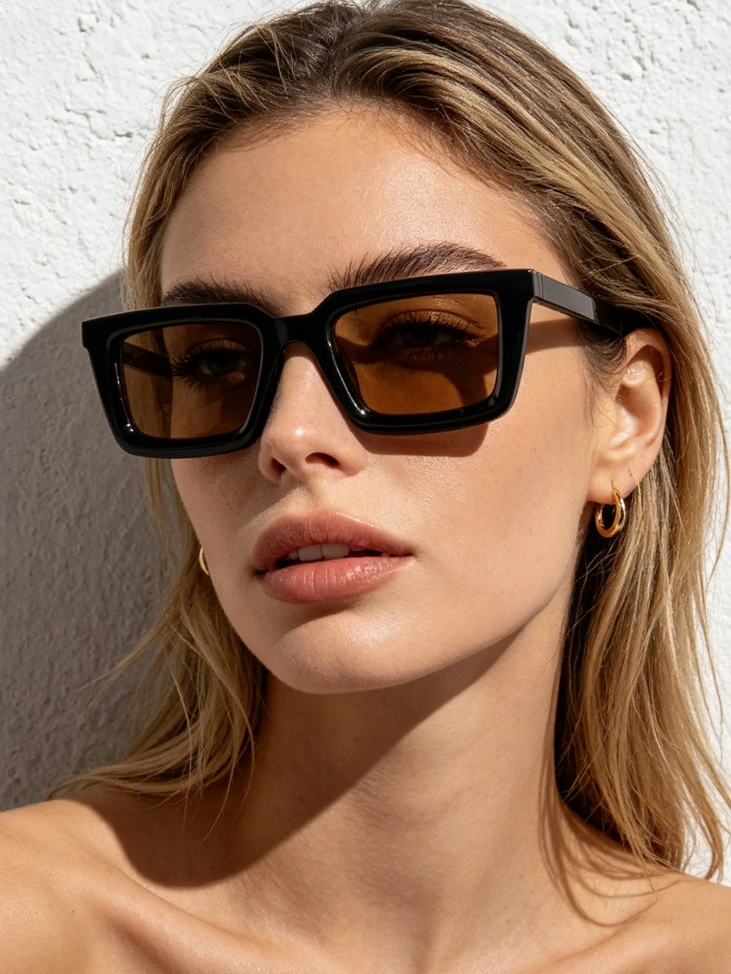 Vintage Fashion Enthusiasts - Gafas de sol rectangulares de estilo