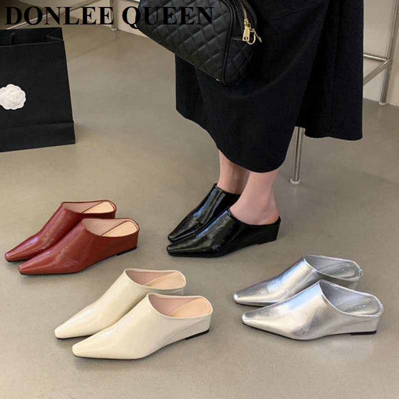 Vintage Fashion Online - Sandalias de cuña con punta cerrada
