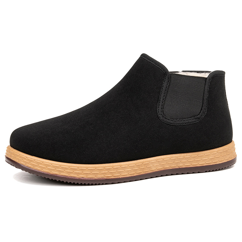 Vintage Outdoor Fashion - Zapatos de algodón para hombre, botas