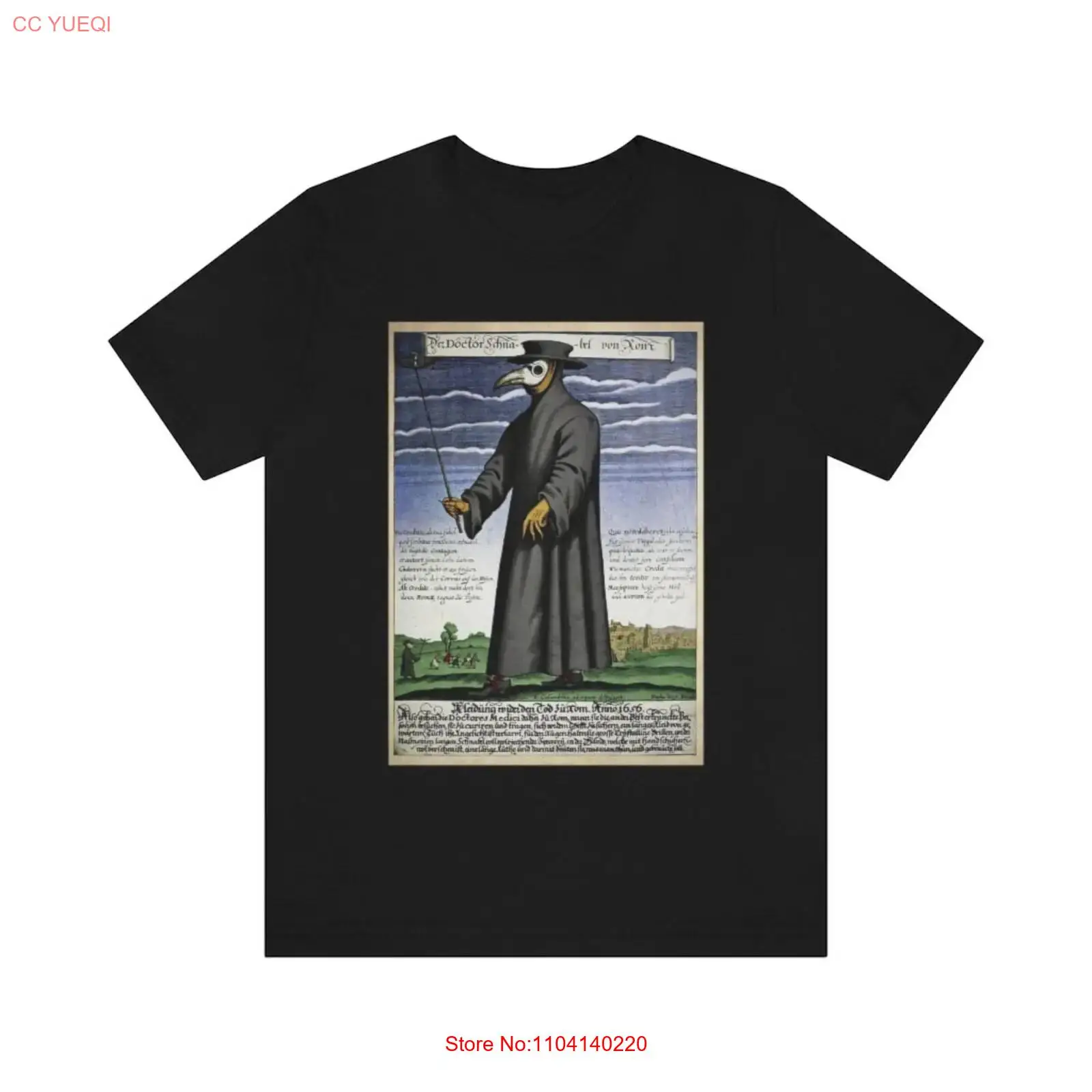 Plague Doctor Jersey Camiseta  - Vintage Fashion Jersey reseña y precio