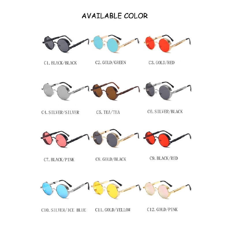 Gafas de Sol Steampunk Metálic - Vintage Fashion Enthusiasts reseña y precio