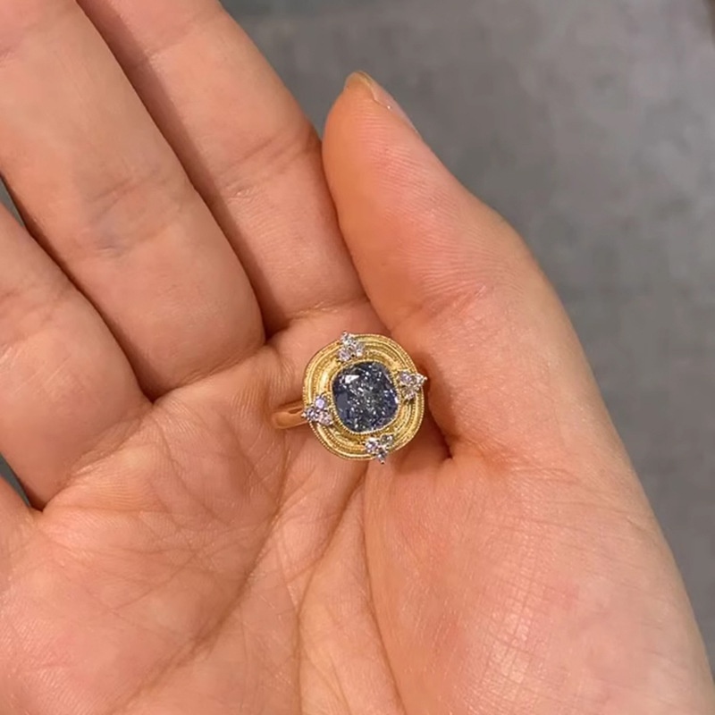 Anillo ajustable geométrico de - Vintage Fashion Online reseña y precio
