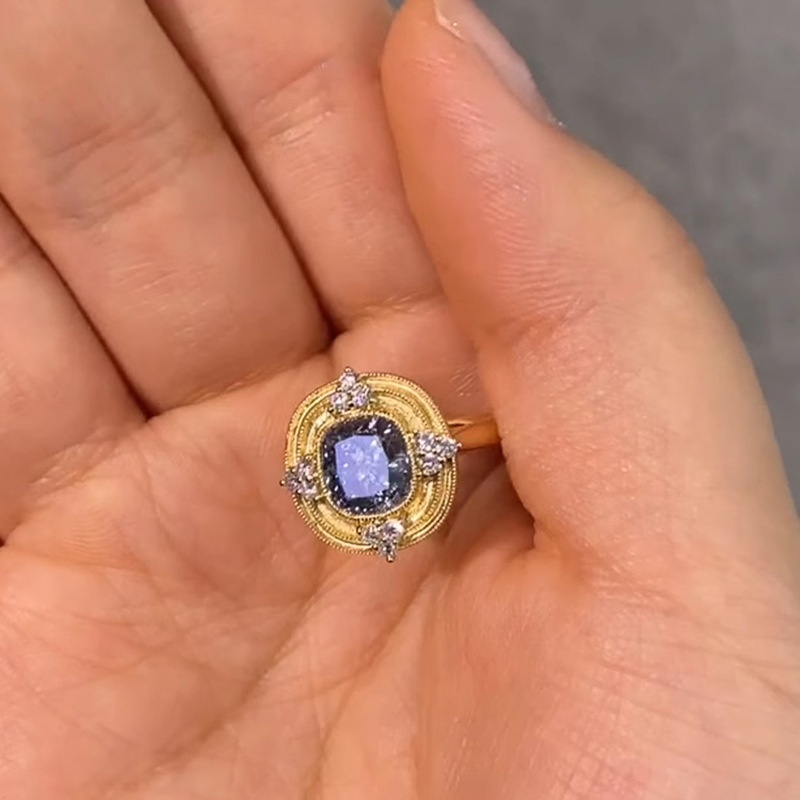 Anillo ajustable geométrico de - Vintage Fashion Online reseña y precio