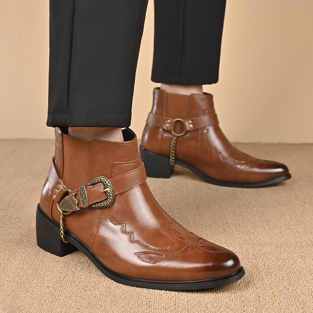Botas de vaquero vintage de cu - Vintage Fashion Enthusiasts reseña y precio