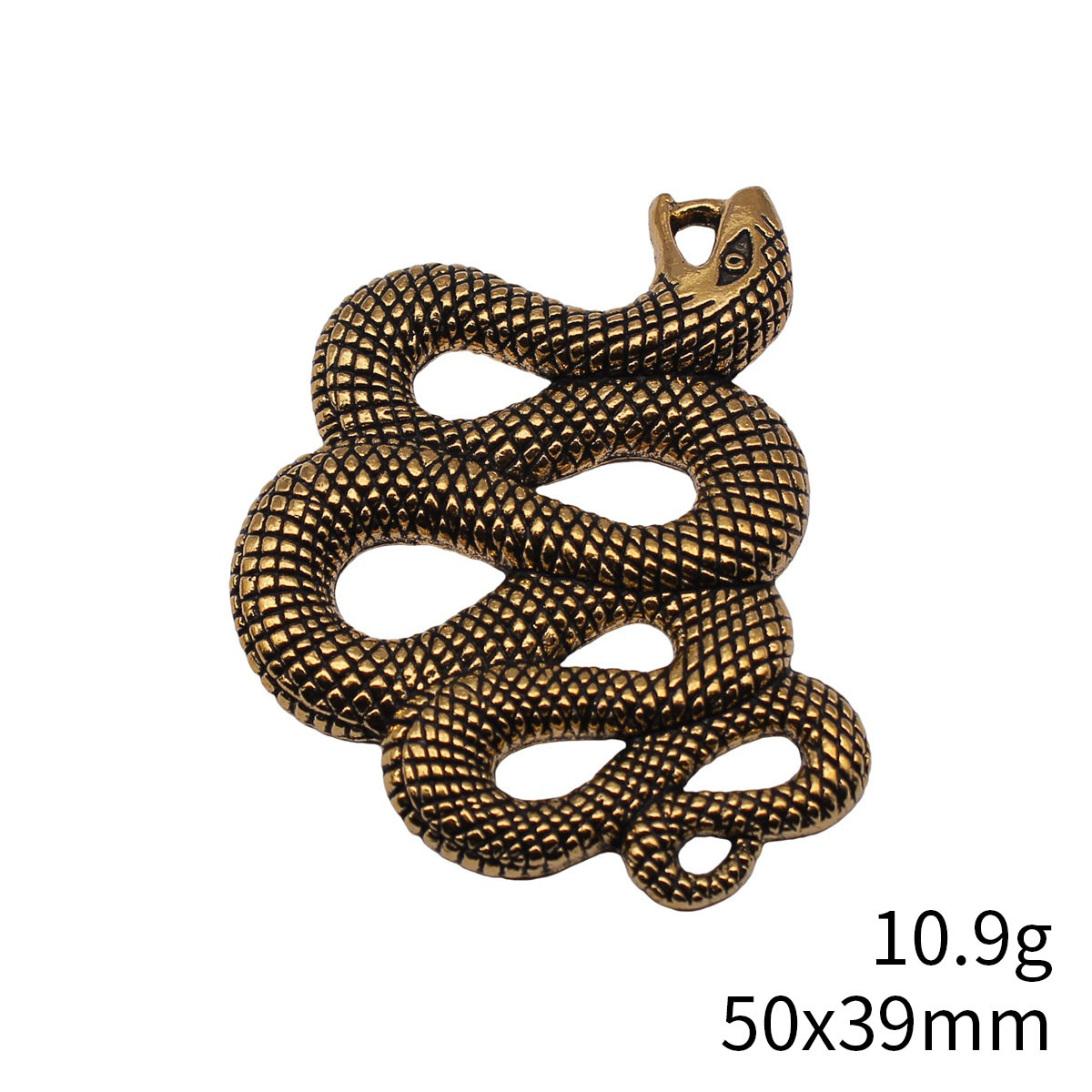 4 piezas de dijes de serpiente - Vintage Fashion Stores reseña y precio