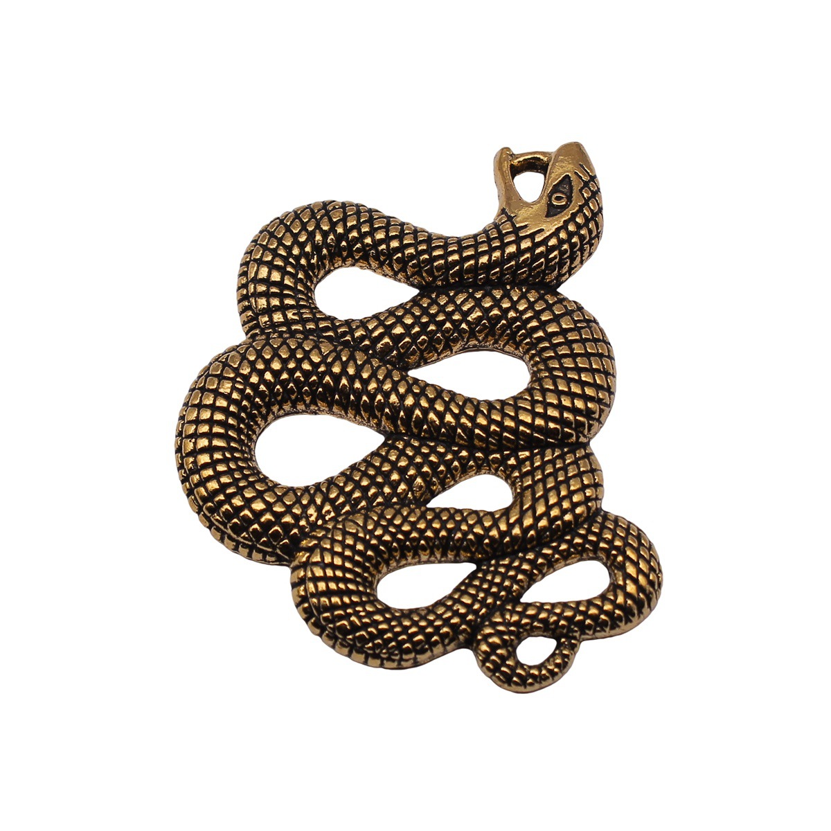 4 piezas de dijes de serpiente - Vintage Fashion Stores reseña y precio